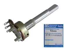 Potenciometer mono otočný 100kΩ A č.63 logaritmický 6x40mm