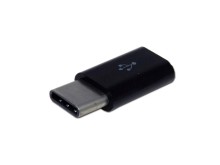 Redukcia micro USB na USB-C čierna