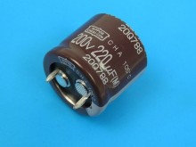 Nippon CHA 220uF/200V Elektrolytický Kondenzátor - 105°C