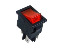 Kolébkový vypínač ARCOLECTRIC H8553VBNAF čierny ON-OFF