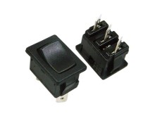 Kolébkový vypínač ARCOLECTRIC H8610VBAAA čierny ON-ON