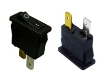 Kolébkový vypínač ARCOLECTRIC H8800VAAAB černý ON-OFF 16A 250V DC