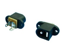 Napájací konektor 5.5 x 2.1mm s limcom pre panelové použitie - PC-010