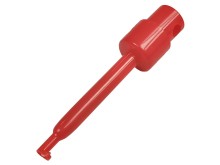 Merací hrot s háčikom ICC16A-R - červený, 3A, 60VDC