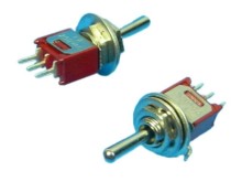 Páčkový prepínač 3 polohy ON-OFF-ON TSSM1032A2