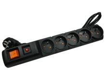 Prepäťová ochrana 5 zásuviek s káblom 1,5 m