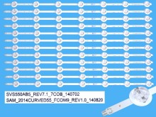 LED podsvit 594mm pre Samsung a Panasonic - 12 kusov