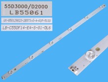 LED podsvietenie 597mm, 6 LED - UX850129823-2B573, LB55061