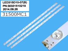 LED podsvietenie 636mm sada ChangHong - 3 kusy pre LCD TV 32"