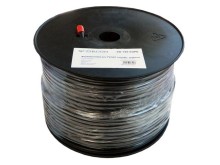 Koaxiálny kábel Zircon CU 125 CUPE 100m 75 Ohm čierny