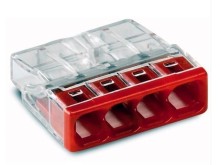 WAGO bezscrewová krabicová svorka 2273-204 4 x 0,5 - 2,5 mm²