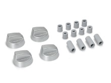 Univerzálne ovládacie gombíky k sporáku - sada 4ks s redukciami