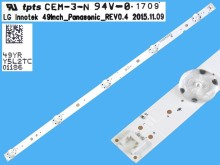 LED podsvit 510mm, 5 LED pre LCD TV - LG Innotek 49inch, Panasonic