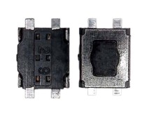 Mikrotlačítko SMD 3 x 3,5 mm s výškou 2 mm pre autokľúče Peugeot a Citroen