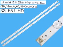 LED podsvit LG AGF79046301AL / AGF79046302AL, 590mm, 5LED pre LCD TV 32"