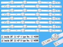 LED podsvit sada LG AGF79044002 - 8 pásků pro 40" panely