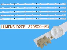 LED podsvit 648mm sada pre Samsung 32" LCD TV - 5 pásikov, BN96-25299A, BN96-25300A