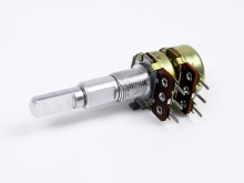 Potenciometer stereo otočný 2 x 50kΩ B č.52