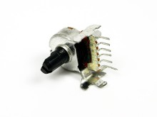 Potenciometer stereo 20kΩ B s odbočkou na stred