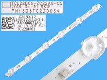 LED podsvietenie 370mm pre LCD TV 22" - 6 D-LED