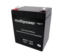 Olovený akumulátor 12V 5Ah MP5-12C Multipower