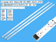 LED podsvit sada LG AGF79103401 pre LCD panely 43"