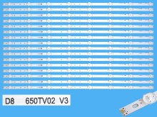 LED podsvit sada Sony 650TV02 V3 - 16 pásikov pre LCD 65"