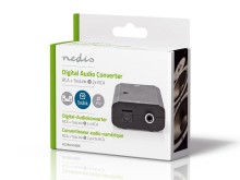 Digitálny audio prevodník Toslink / SPDIF na 2x RCA ACON2509BK