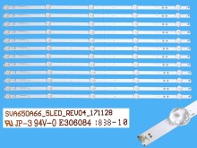 LED podsvietenie 655mm sada pre LG SVA650A66 - 12 pásikov