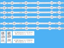 Sada LED podsvietenia Vestel 23283028AL - 6 pásikov 373mm (4ks type-A, 2ks type-B)