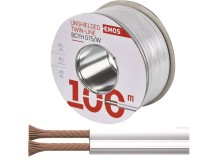 Dvojlinka 2x0,75mm BCYH075/W biela - mäkké vodiče