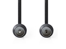 Anténny kábel CSGP40000BK50, 5m, čierny, koaxiálny, 2x tienený