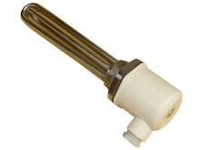 Tepelné teleso 1,5 kW 230/400 V chróm - kľúč 65