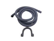 Vypúšťacia hadica 3m s kolenom pre pračky a umývačky