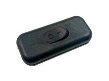 Dvojpólový kolébkový vypínač DS-5, 250V/2,5A, čierny