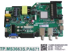 LCD modul základná doska Sencor SLE2468TCS TP.MS3663S.PA671