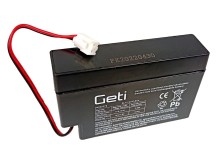 Geti 12V 0,8Ah Olovený Akumulátor s Kabelem