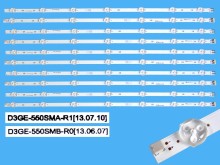LED podsvit sada pre Samsung 55" - 10 pásikov BN96-28772A + BN96-28773A