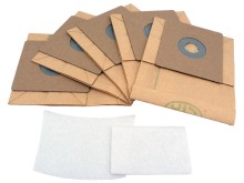 Papierové sáčky do vysávače Eta 0418 a 1418 s mikrofiltrami - sada 5 ks + 2 ks