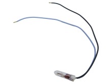 Doutnavka 230V s káblami bez krytky