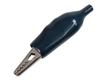 Merací krokodílček 60mm čierny