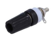 Panelová zdieřka 15A - černá CL1505