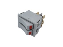 Dvojaký kolébkový prepínač výkonu 1000/2000W pre elektrické radiátory a príkurovacie telesá