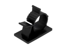 Samolepiaca príchytka pre káble priemer 16,5-20,1 mm, polyamid, čierna