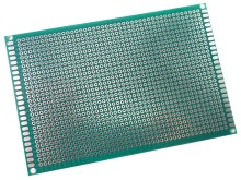 Jednostranný plošný spoj 80 x 120 mm pre DIL súčasti