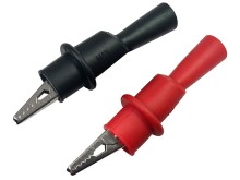 Merací krokodílček 6 cm - čierny a červený