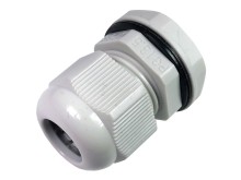 Kabelová príchodka pre vodiče 6-12 mm, PA6.6, šedá, IP68, závit PG