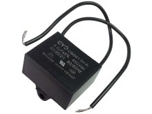 Rozbehový kondenzátor CBB61 3.0uF / 450V s lankovými vývodmi