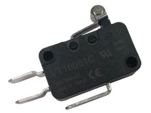 Mikrospínač VT16051C s kladkou 12mm, 14A/250V AC