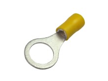 Krimpovacie očko M10 pre kábel - žlté